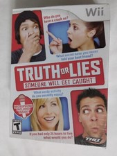 Nintendo Wii - Truth or Lies (Game & Microphone) NEW SEALED - Read