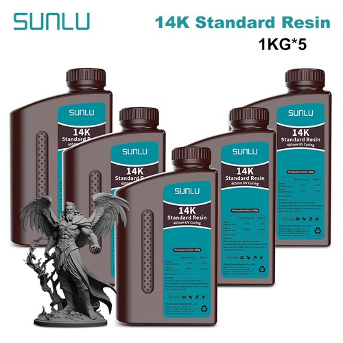 SUNLU 5KG 14K Żywica standardowa 405nm LCD utwardzana promieniowaniem UV Żywica fotopolimerowa - Zdjęcie 27 z 42