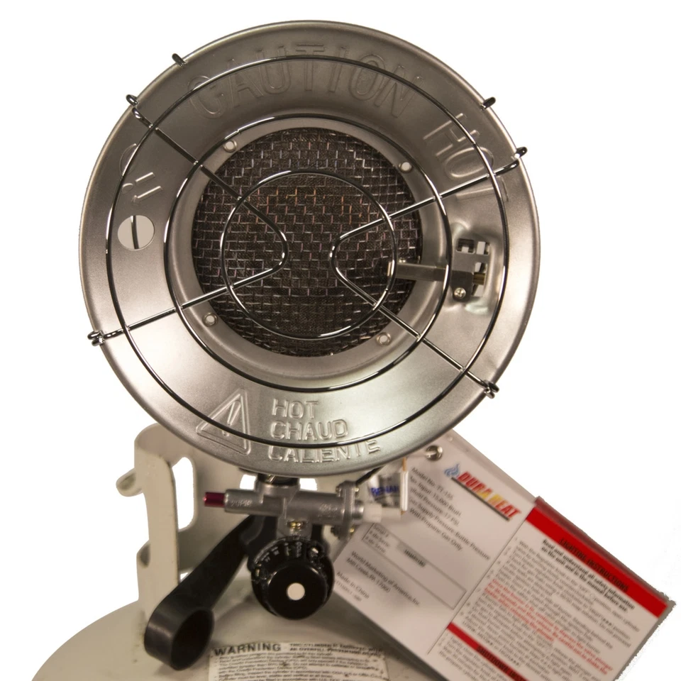 Calentador de tanque World Marketing Dura Heat Propano (LP), plateado, 11,5" Foto 2 de 3