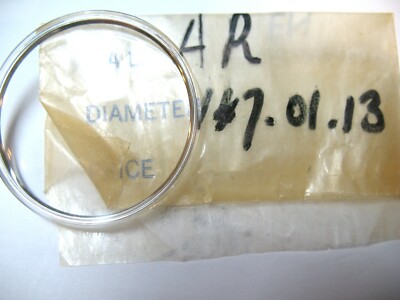 ENICAR ORIGINAL PLEXI GLASS SILVER INNER RING FOR CASE REFERENCE  147-01-13