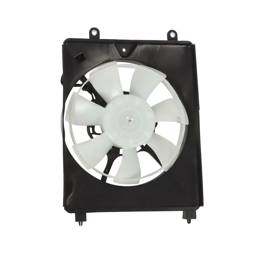 Par de ventiladores de radiador condensador de CA para Honda Civic 2013-2017 Acura 2012-2015 Foto 4 de 4