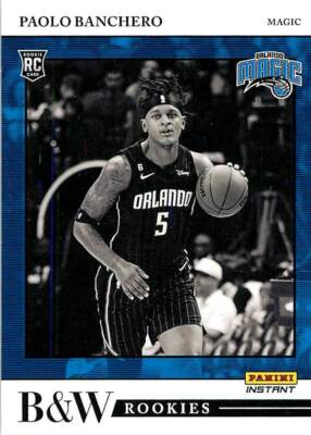 Paolo Banchero BW-1 2022-23 Panini Instant Black & White Rookie RC - PR: 998