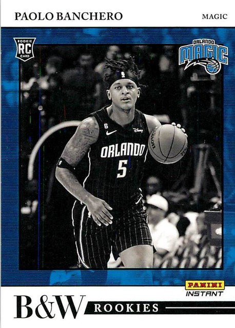 Paolo Banchero BW-1 2022-23 Panini Instant Black & White Rookie RC - PR: 998