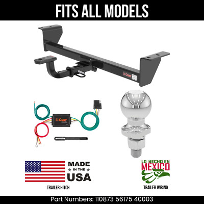 CURT 110873 Class 1 Trailer Hitch, 1-1/4 Ball Mount for Select Scion CURT 110873 Class 1 Trailer Hitch, 1-1/4 Ball Mount for Select Scion