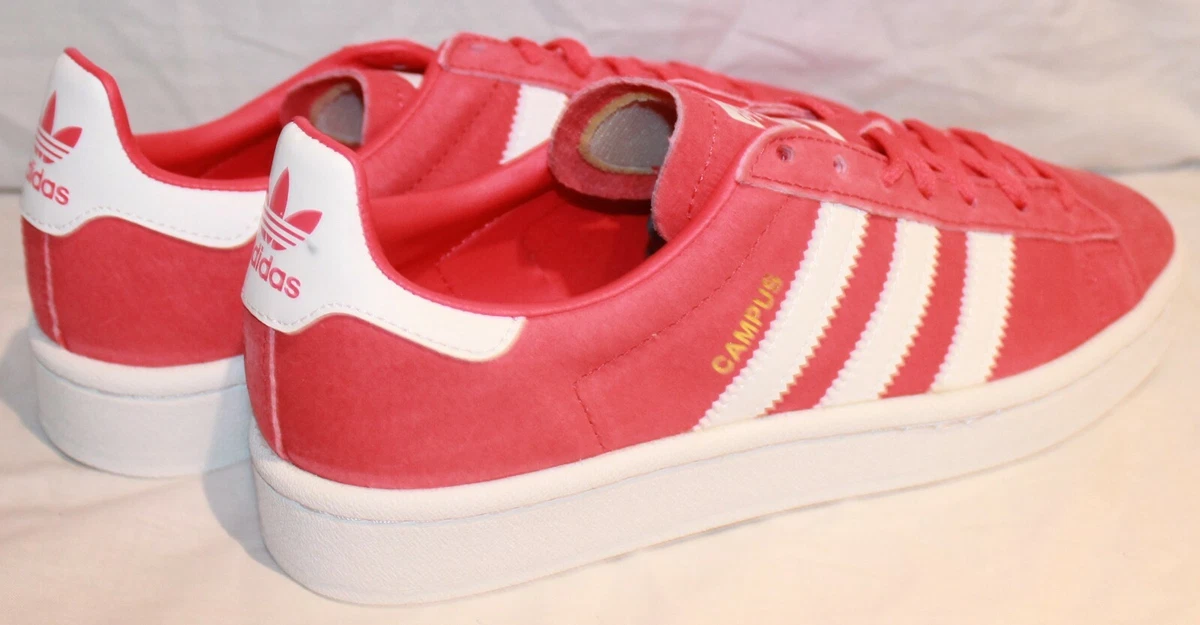 WOMENS ADIDAS CAMPUS CORE PINK WHITE RUNNING TRAINERS BY9847