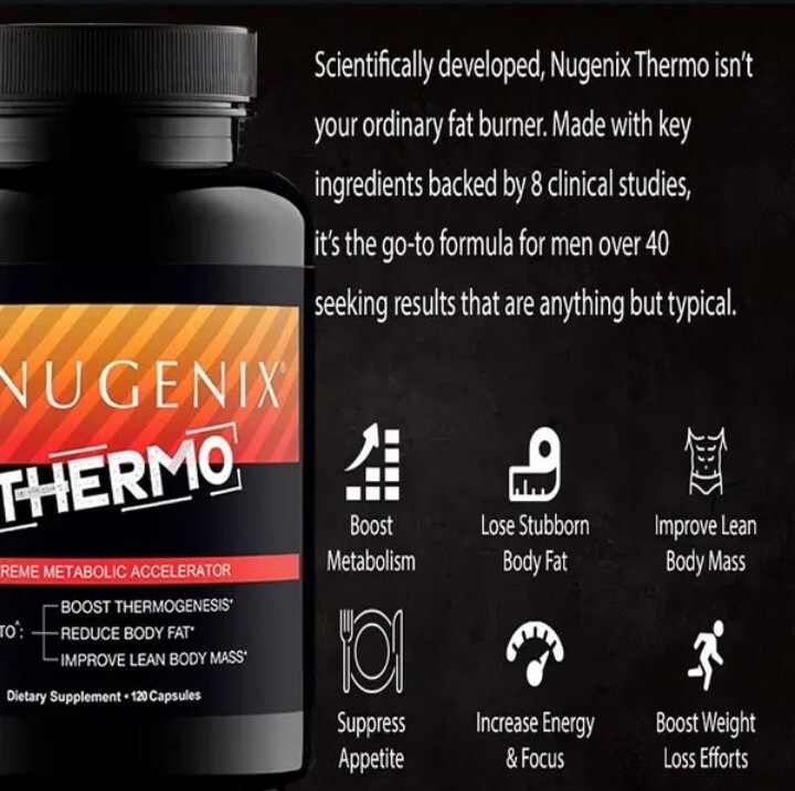 Nugenix Thermo Thermogenic Fat Burner Supplement for 60 Count