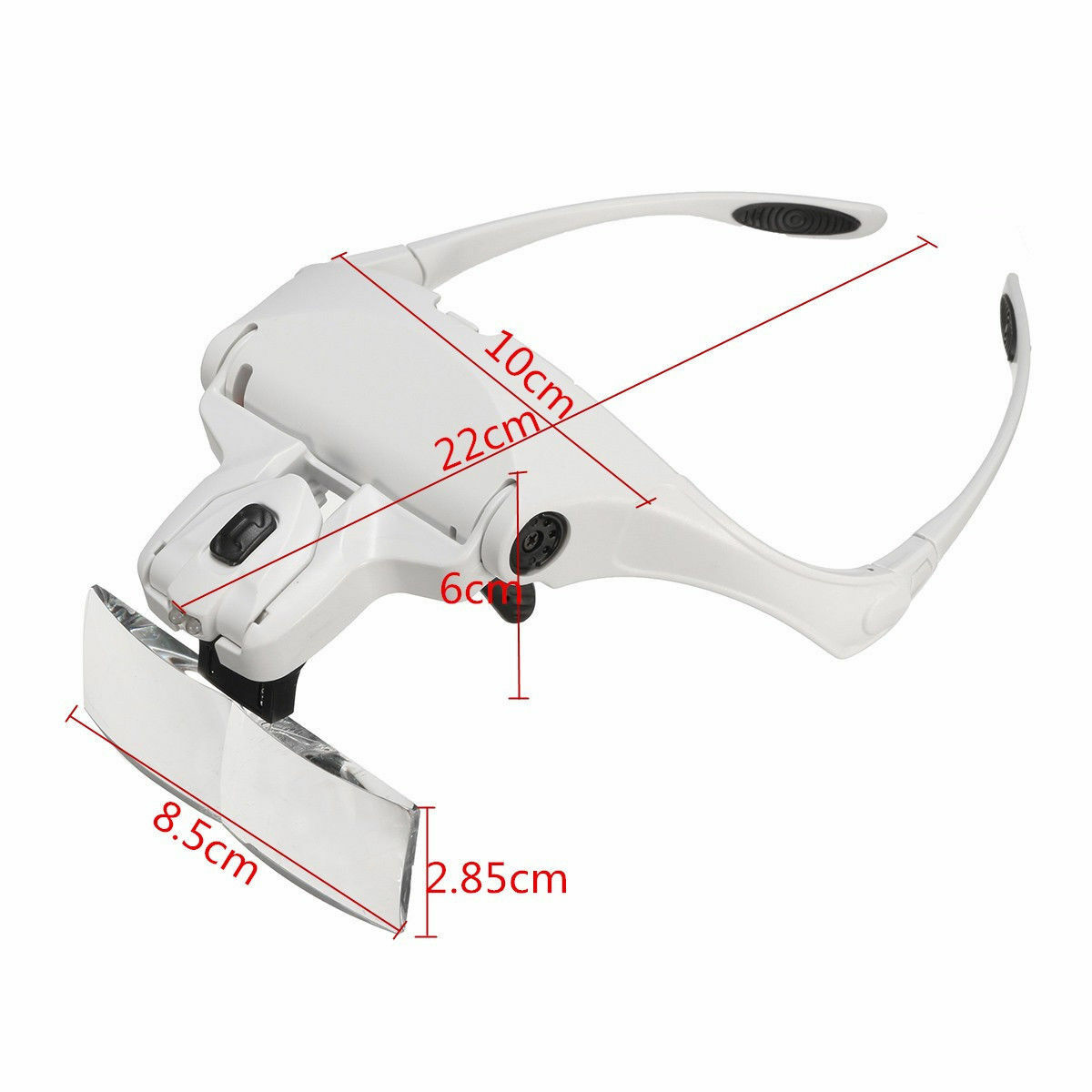 Headband Headset Jeweler Magnifier Magnifying Glass Loupe Glasses With