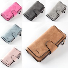 Large Capacity Women Leather Zipper Wallet Long Credit Card Holder Clutch Purse