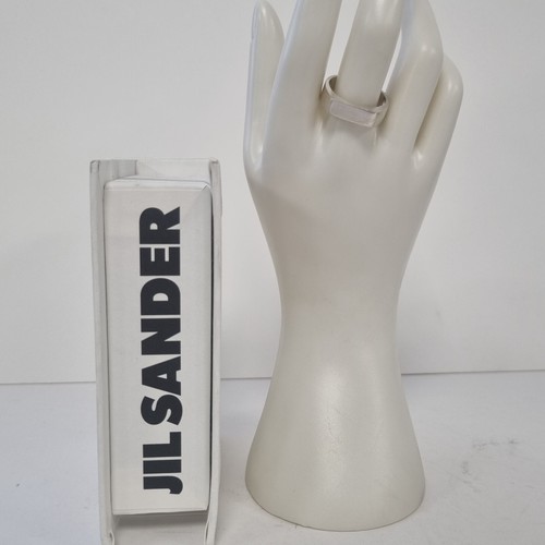 Jil Sander Herren Sterlingsilber Ring - Größe Medium (63)