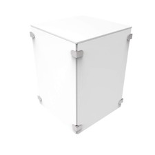 Acrylic Flatpack Pedestal Plinths Display Stands - Multiple Colours/Sizes