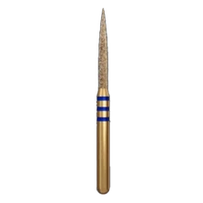 Coltene 60032481 Alpen Z-Rex FG Flame #863Z 1.4mm Medium Blue Diamond Burs 5/Pk