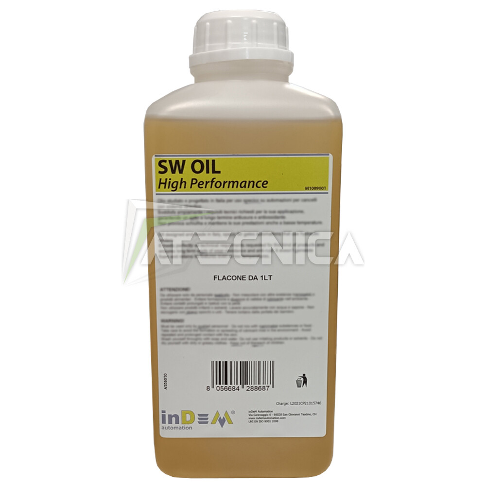 Olio idraulico dielettrico specifico pistoni oleodinamici cancelli INDEM SWOIL 1