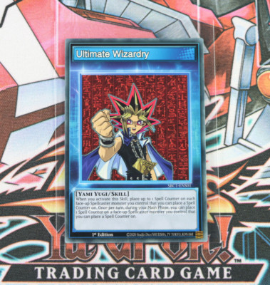 YuGiOh Skill Card Ultimate Wizardry SBC1-ENS01 1st Edition Common