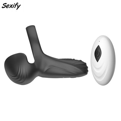 Remote Control Vibrating Cock Penis Ring Testicle Massager Stimulator Sex Toy - Picture 10 of 21