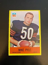 1967 PHILADELPHIA FOOTBALL #34 MIKE PYLE!! $1 SHIPPING!!