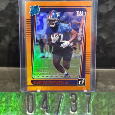 2021 Donruss Gary Brightwell Rated Rookie Jersey Number /37