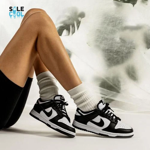 Nike Women's Dunk Low Retro Panda Black/White Shoes DD1503-101