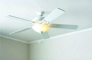 New Mainstays 52 Dual Mount Ceiling Fan With Light Kit White