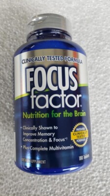 4 bottle of FOCUSfactor Nutrition for the Brain Dietary Supplement, 180 Tablets