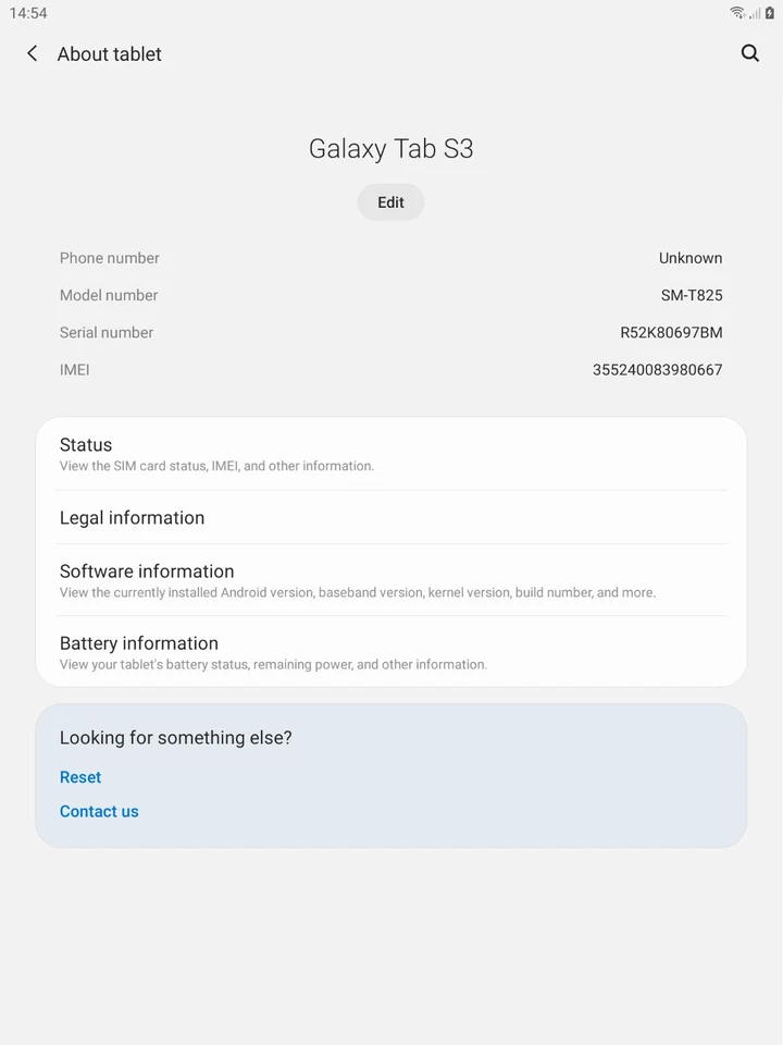 Samsung Galaxy Tab S3 SM-T825 9.7" 4G LTE Phone Voice Call UNLOCK Black Bundles - Image 2 of 2