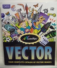 MasterClips Vector Your Complete Catalog of Vector Images 1996, Paperback IMSI