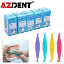 Dental Orthodontic Rubber Bands Ortho Elastics Latex Braces/Elastic Placer Hooks