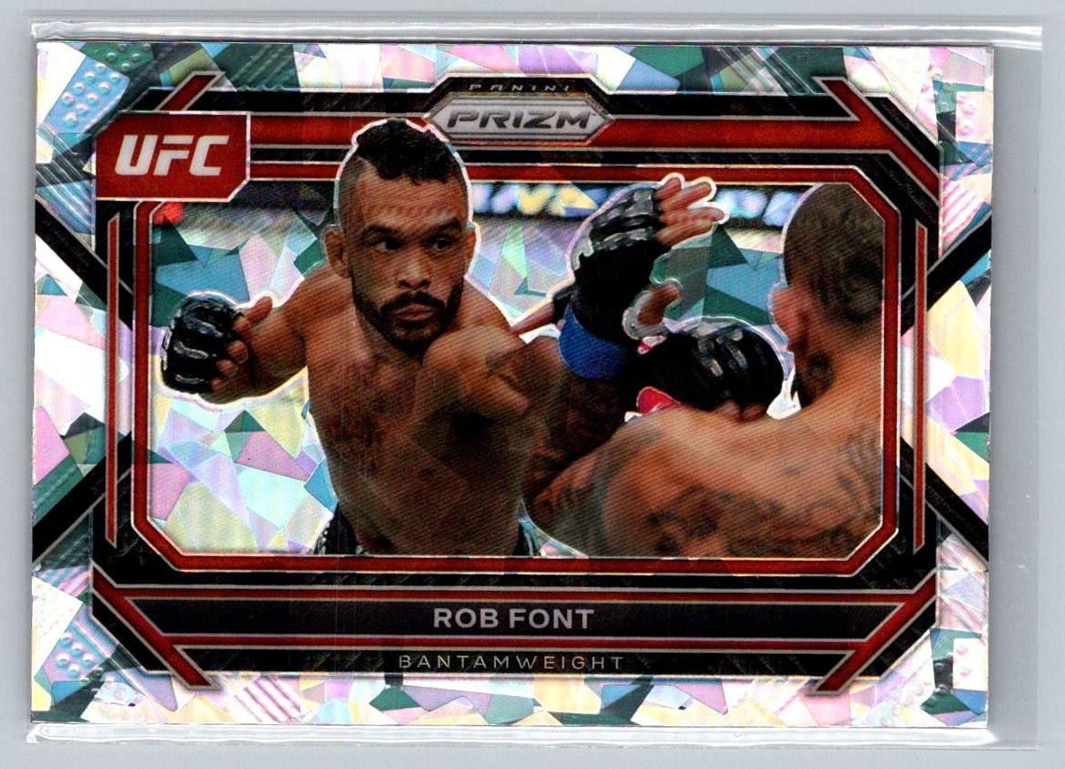 2023 Panini Prizm UFC #21 Rob Font Ice Prizms
