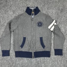 Tommy Hilfiger Sweater Small Authentic Issue Crest College University Preppy