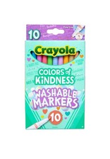 CRAYOLA Colours of Kindness Washable Fine Line Markers Pack Of 10