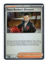 Pokemon Destined 174/182 Team Rocket's Giovanni Cosmos Holo Exclusive