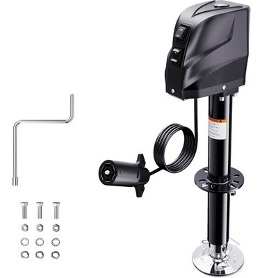 FZZD 5500-7500lbs Electric Trailer Jack 7-Way Connector 23.2