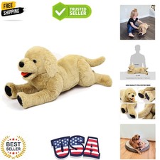 Dog Stuffed Animals Plush, 21" Soft Cuddly Golden Retriever Plush Toys, Large...