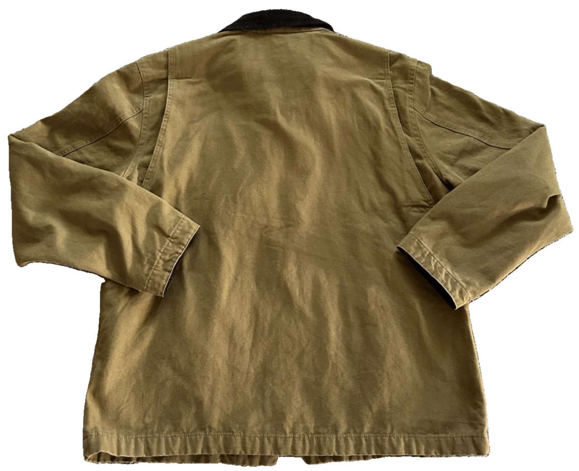 Orvis Men's Brown 1856 Field Coat Barn Chore Ranch Workwear Jacket Size Large  image 3