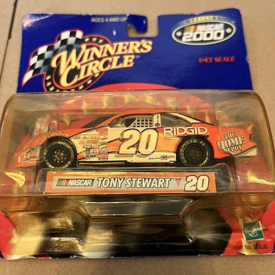 NASCAR 2000 Winners Circle Tony Stewart #20 1/43 Diecast Car the Home Depot - Image 2 of 4