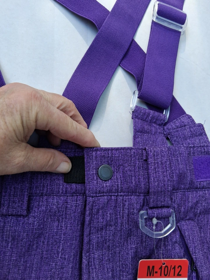 New Weather Proof purple Coverall's For a Girl SizeMed 10/12 Polyester - Image 4 of 4