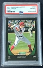 2011 BOWMAN CHROME MIKE TROUT ROOKIE CARD RC DRAFT PSA 8