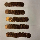 1955-P WHEAT Cents Roll Of 50 Coins Beautiful ConditionSee Pictures#8