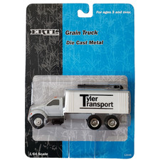 Ertl Ford Super Duty camion per cereali Tyler trasporto pressofuso 1:64