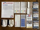 Indy 500 Spectator/Fan Guides + IRL Newsletter & Decals + Race Event Brochures — photo 2