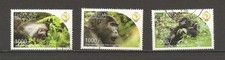 Uganda 2011 30. rocznica Panafrykański Związek Pocztowy Zwierzęta Goryle używane