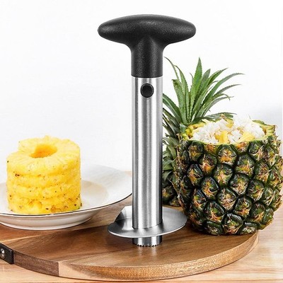 Pineapple Corer and Slicer   Stainless Steel Pineapple Cutter with Thick Shar...