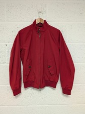 Baracuta G9 Harrington Jacket Red Cotton Blend Made in England Men's Size 38