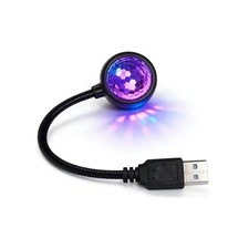 Car USB Star Projector Night Light, Adjustable Auto Roof Ambient Light with 1PC