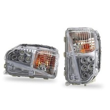 Pair Front Fog Light Turn Signal Lamp - Compatible with Prius 2012-2015