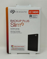 Seagate Backup Plus Slim 2TB HDD Portable Storage SRD0VN2 NEW/SEALED FREE SHIP📦