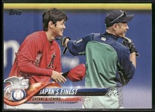 その他 2018 topps update 153 PSA 10 SHOHEI OHTANI/ICHIRO SUZUKI 2018 Topps Update Japan's