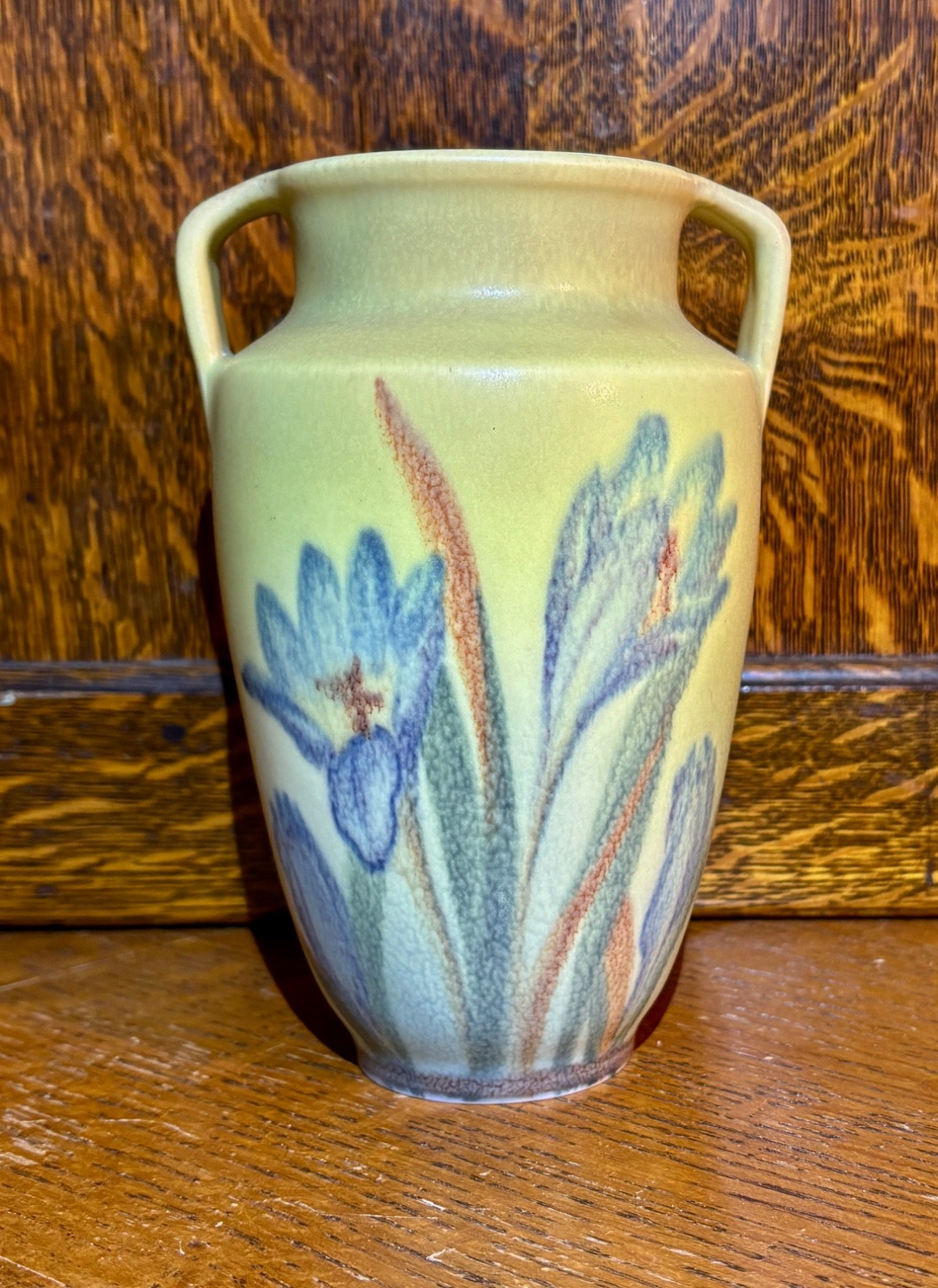 Rookwood Pottery Vellum Glaze Vase M. McDonald 1935 MINT!
