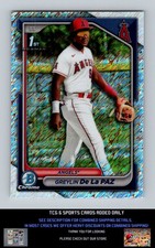 2024 Bowman Chrome #BCP-181 Prospects Shimmer Refractors Greylin De La Paz