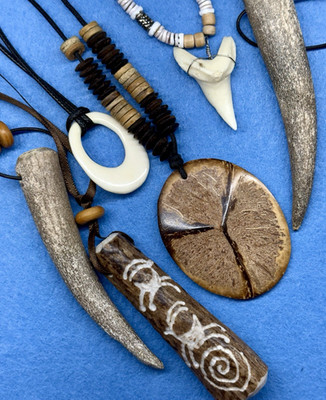 6 Nature-inspired Necklaces Pendant lot for Summer