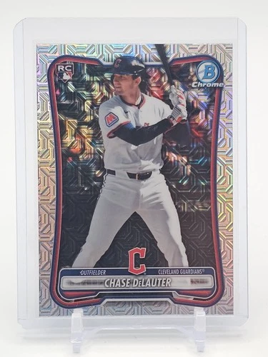 CHASE DELAUTER 2026 BOWMAN CHROME MEGA BOX MOJO REFRACTOR ROOKIE #37 Q4730